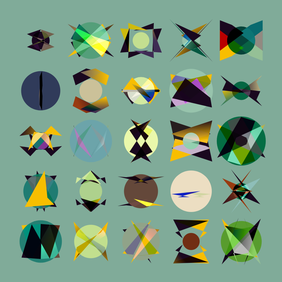 Grid In Motion #204 static NFT preview
