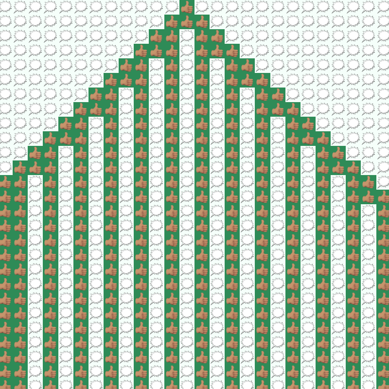 Elementary Cellular Emoji Automata #386 static NFT preview