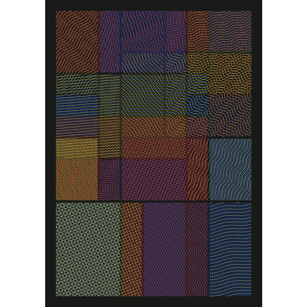 Pattern Grid Chaos #63 static NFT preview