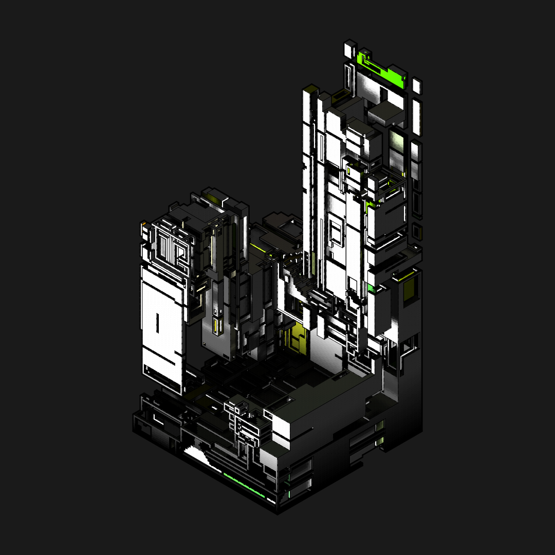 Isofrag generator series II #146 static NFT preview