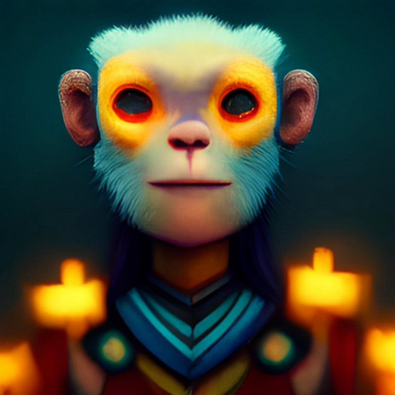 Monkey Spirits of The NFT Universe #3 static NFT preview