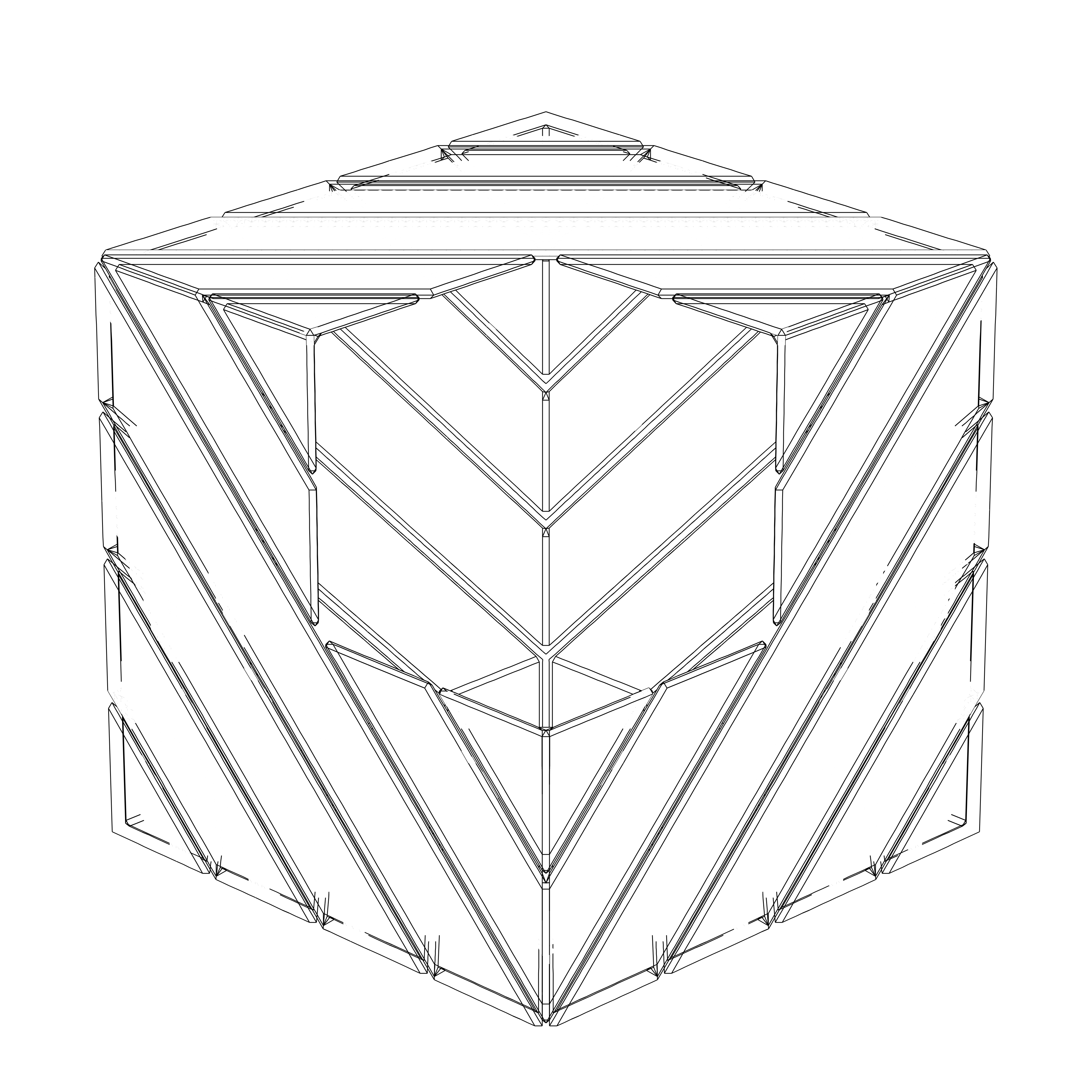 LL21 Alien Art Cube #896 static NFT preview