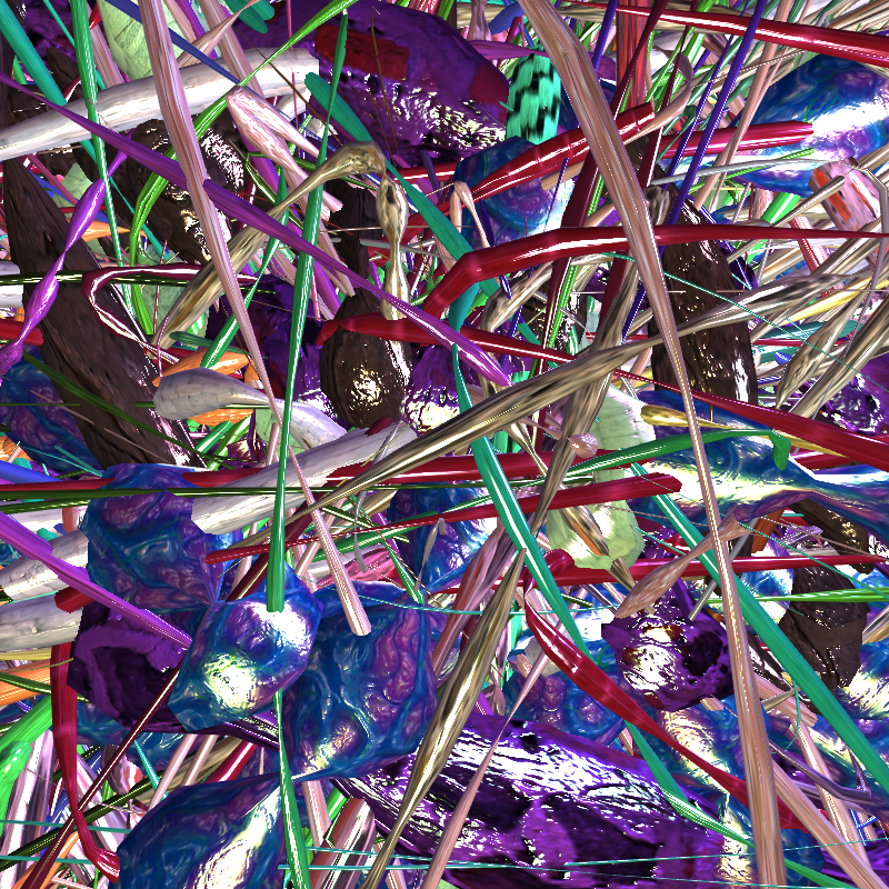 Prismatic Thickets #498 static NFT preview