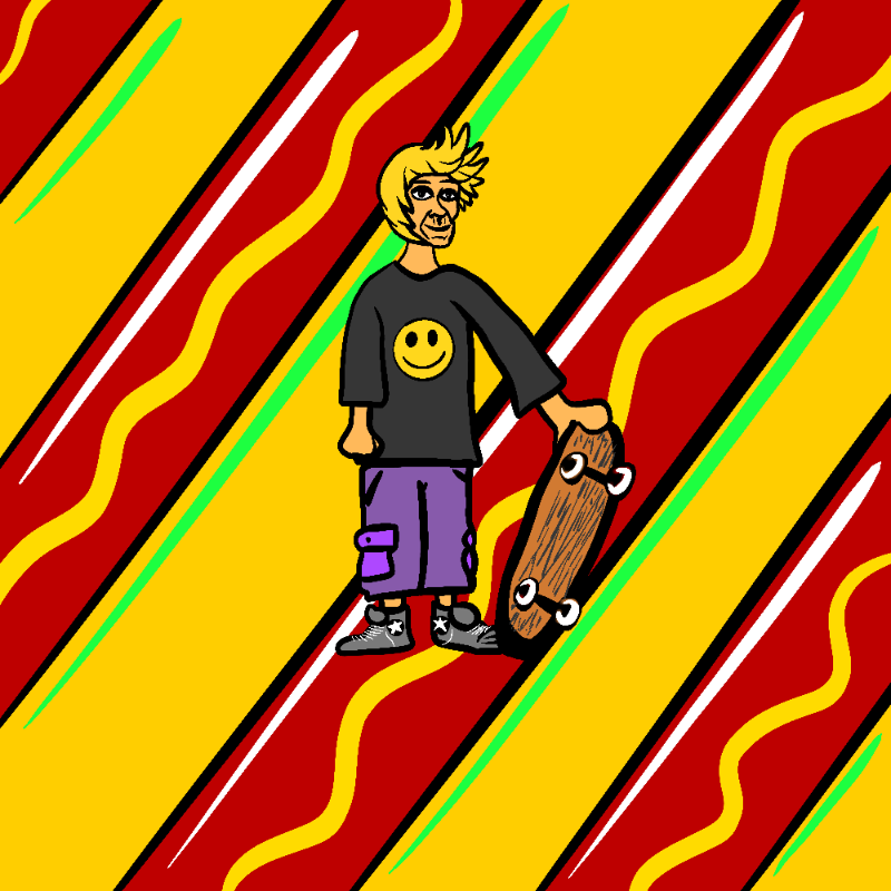 Skaterdudes #44 static NFT preview
