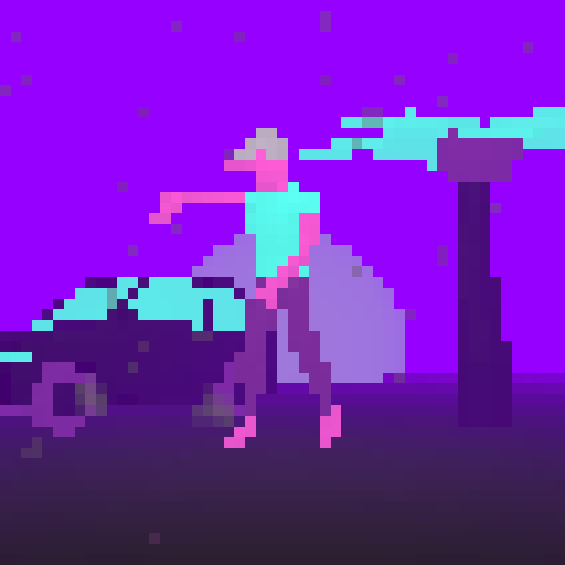 Sunset Dancers #52 static NFT preview