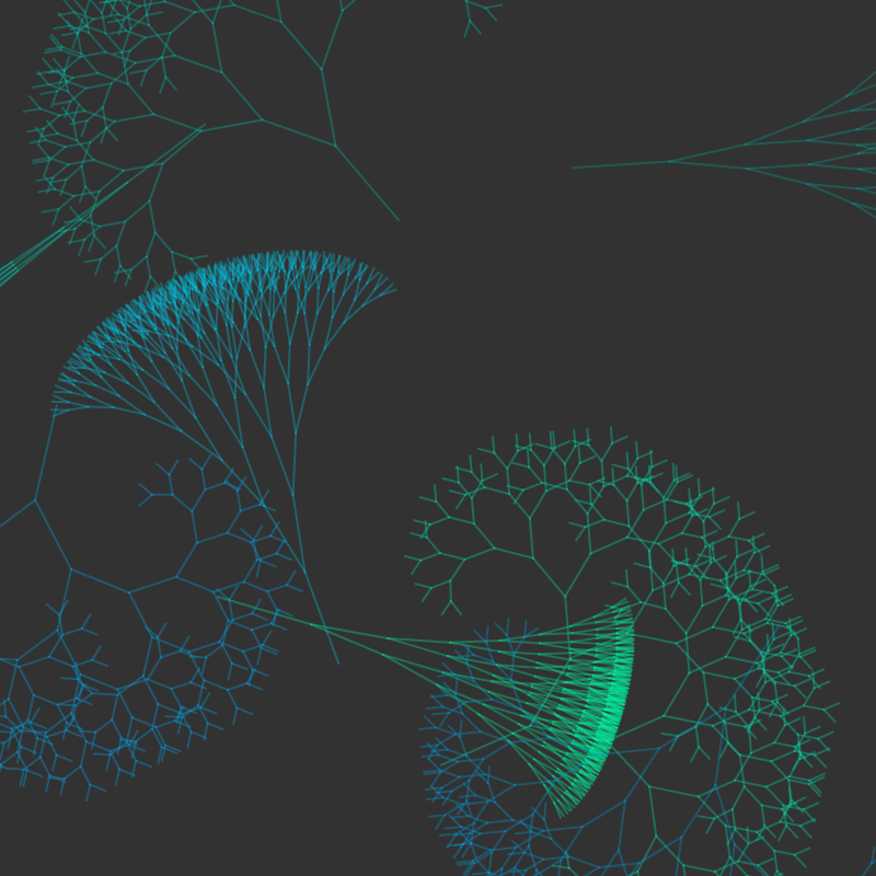 Fractal Swarm #43 static NFT preview