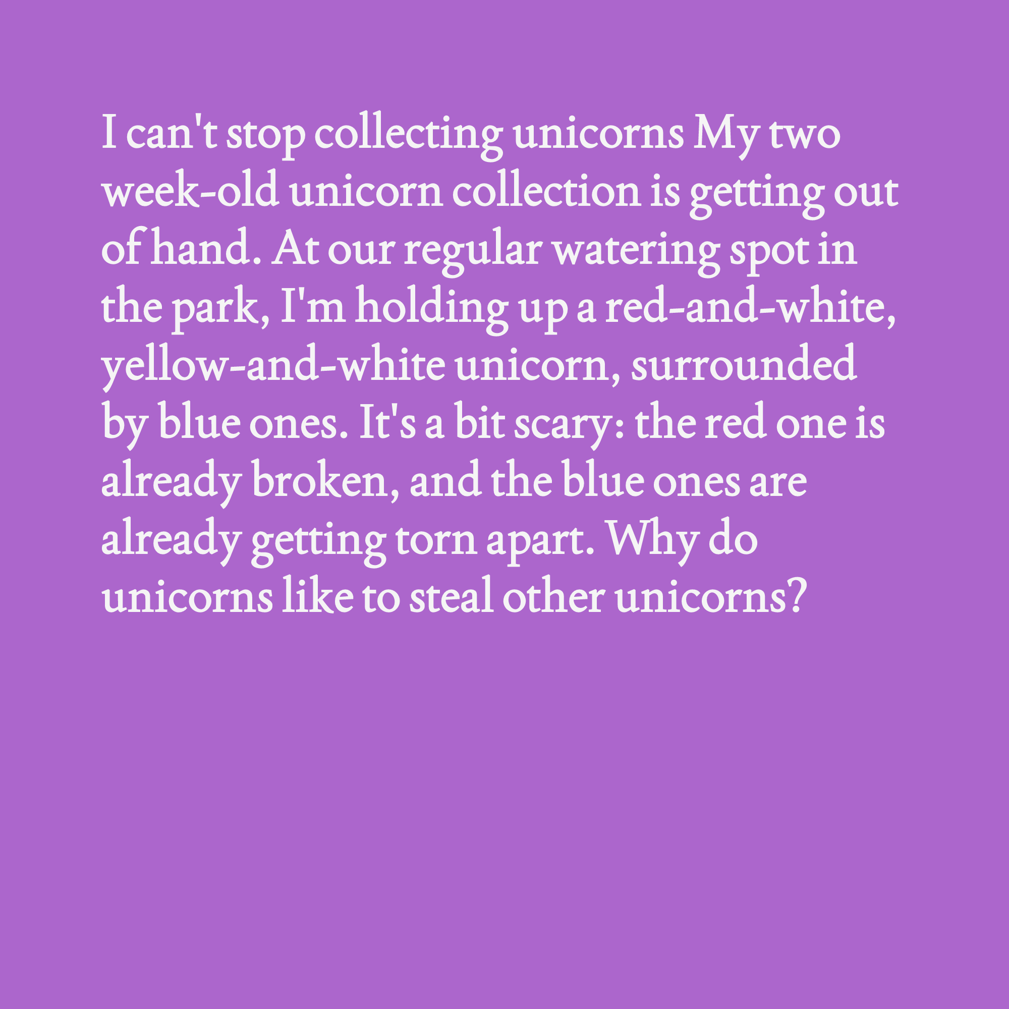 Unicorn Facts and Musings #26 static token preview