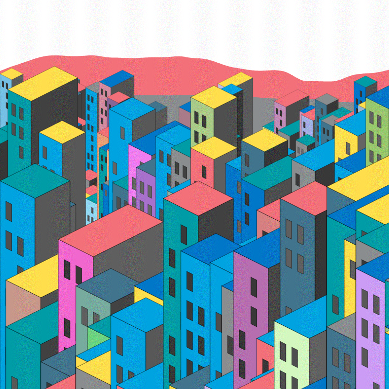 Coloured City #122 static token preview