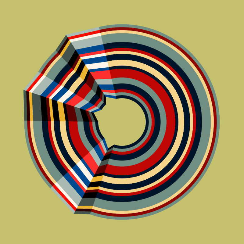 Folded Circle #98 static token preview