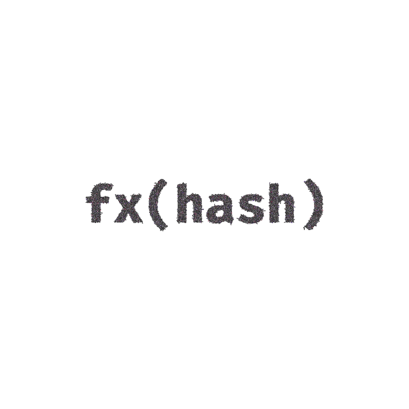 FXHASH Generative Logo #54 static token preview