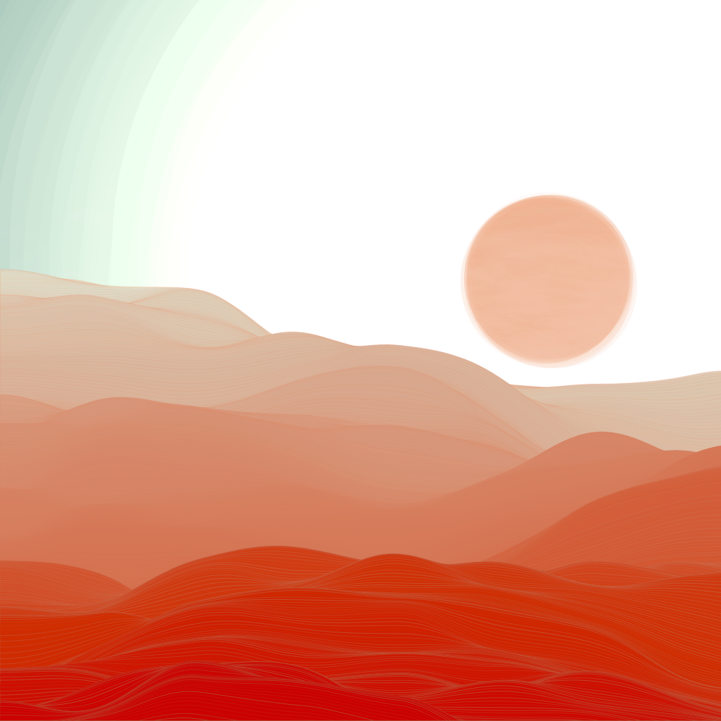 Valley at Dawn #212 static NFT preview