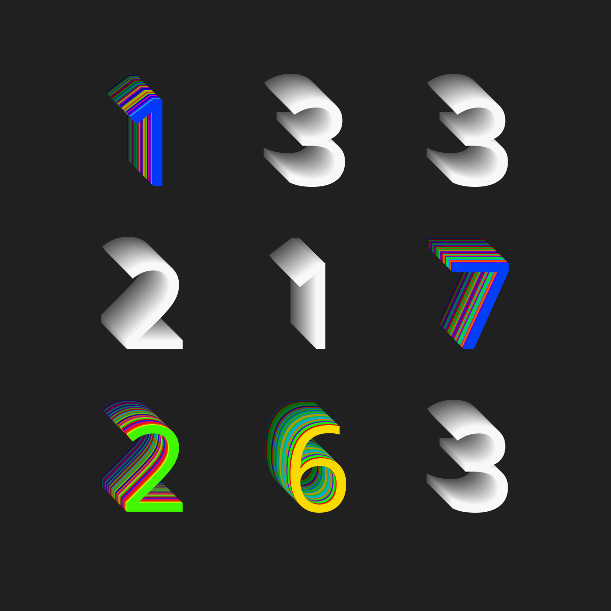 A Clock for decades #46 static token preview