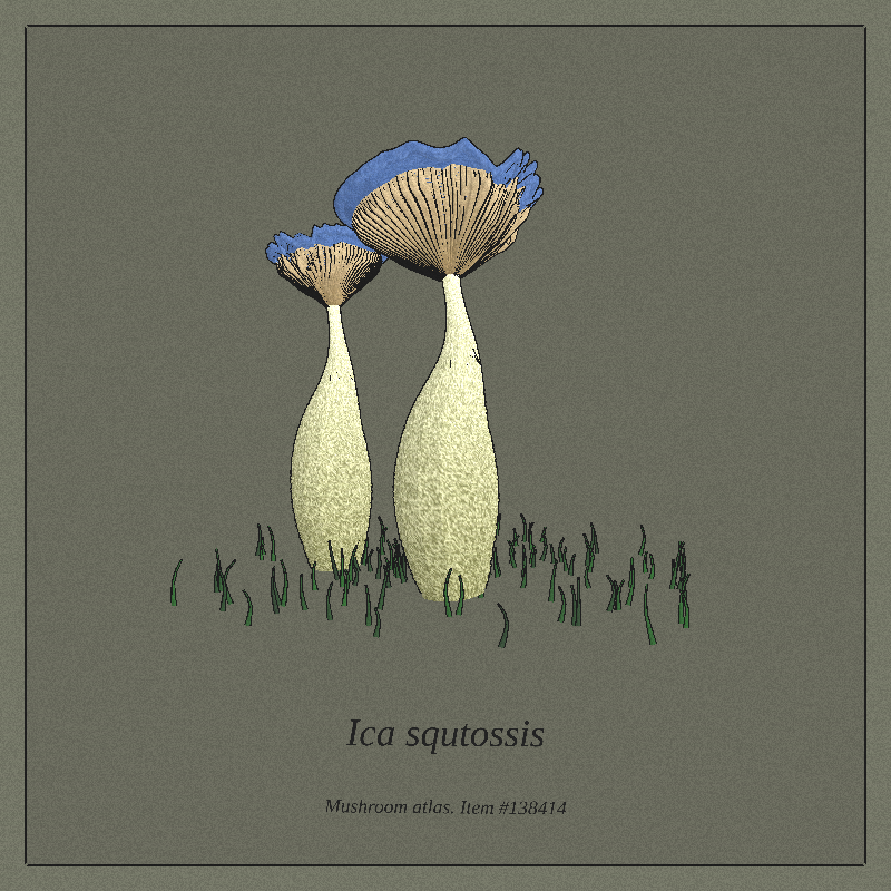 Mushroom Atlas #7 static token preview
