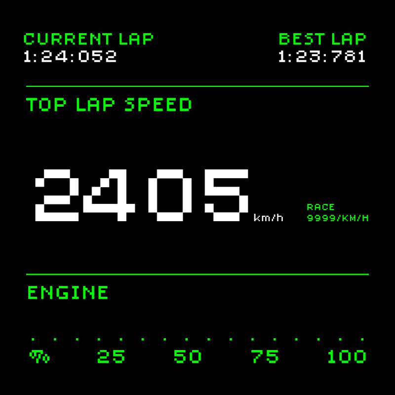 F-1RacingTez #522 static token preview