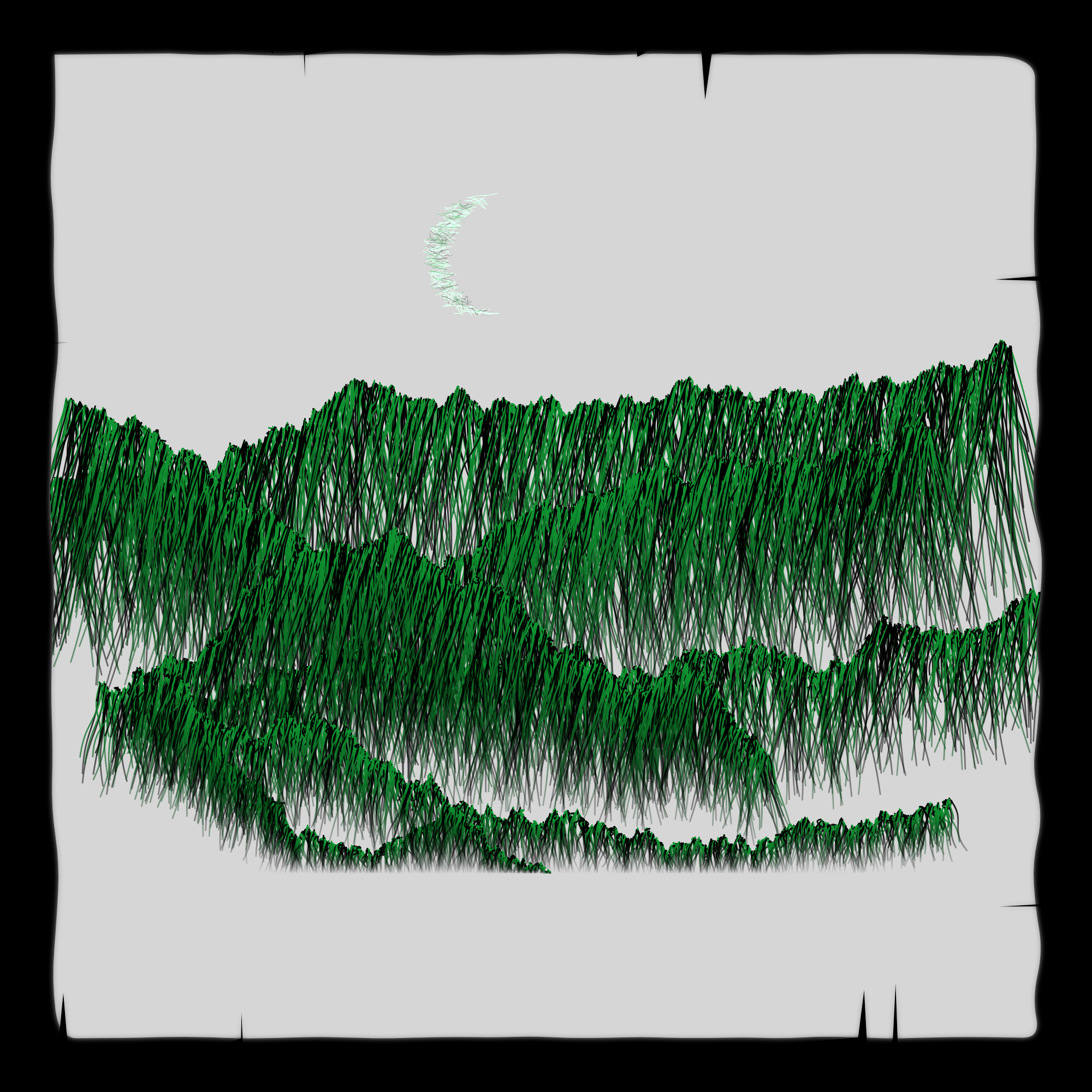 Misty Mountains #97 static NFT preview