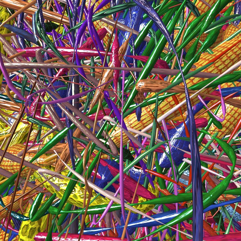 Prismatic Thickets #69 static NFT preview