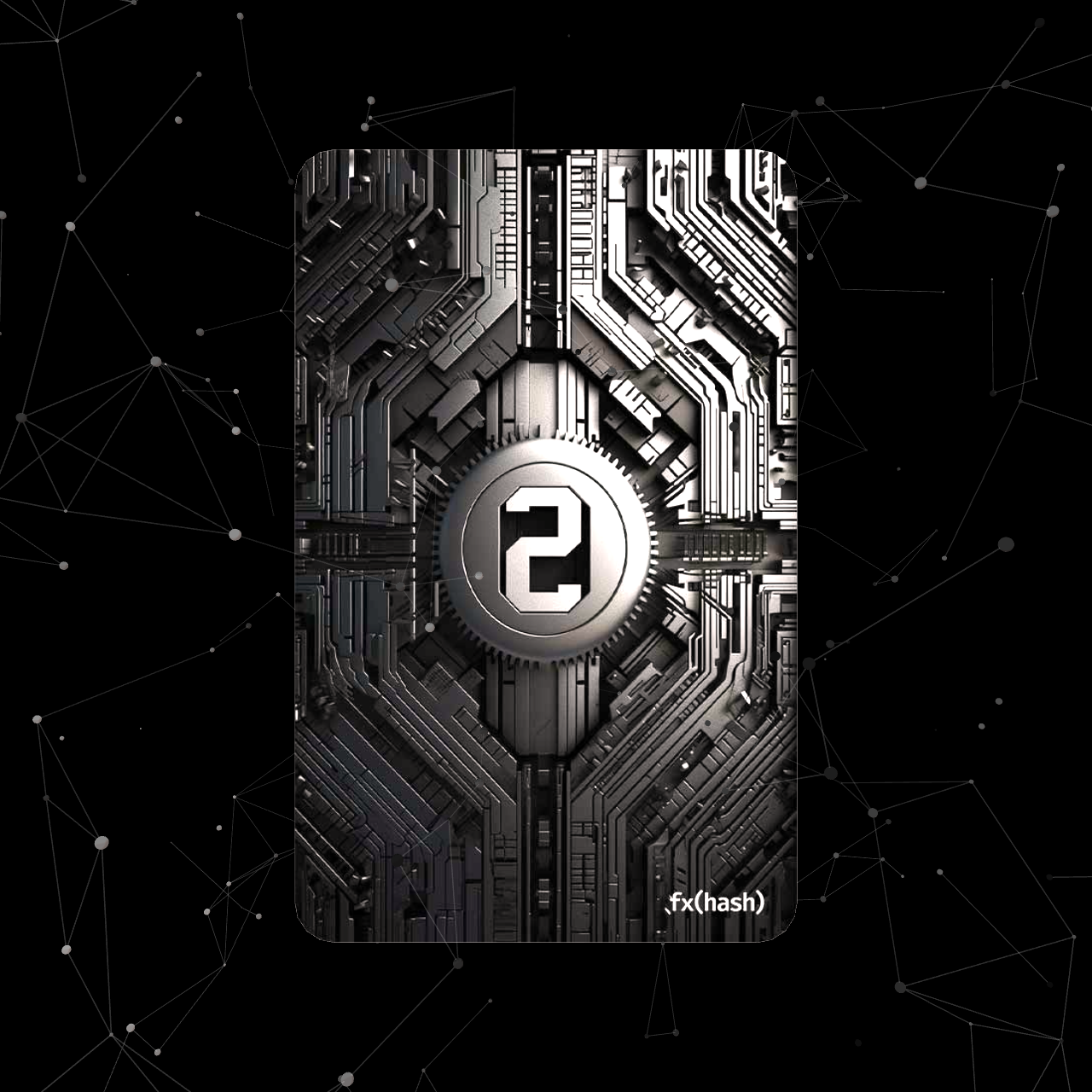 FXHash 2.0 Card #385 static NFT preview