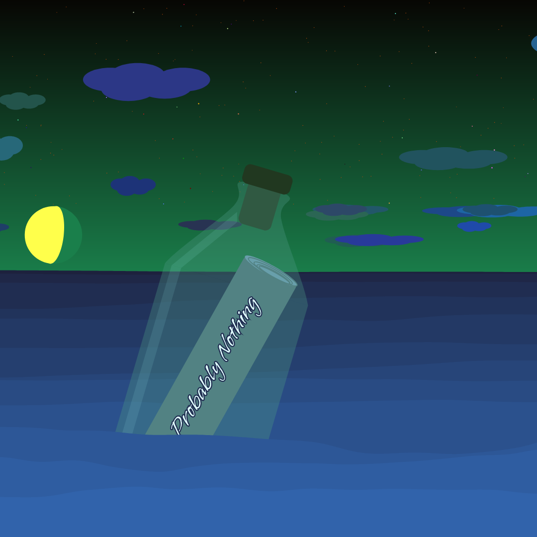 message in the bottle #27 static token preview