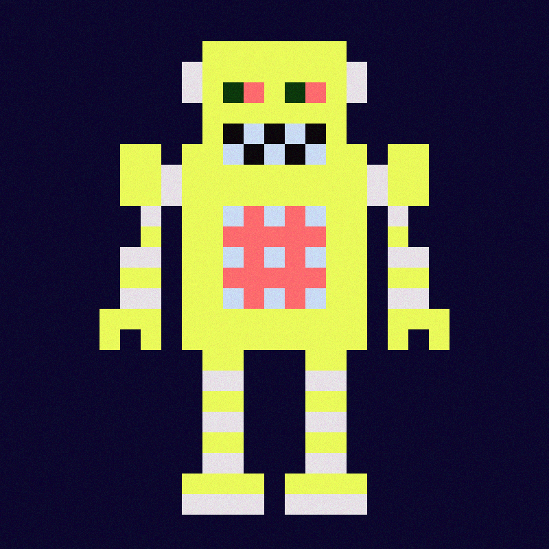 Pixelbots #33 static token preview
