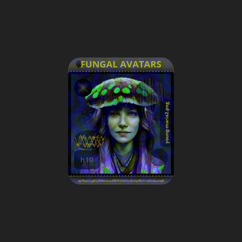 FUNGAL AVATARS vol I #17 static token preview