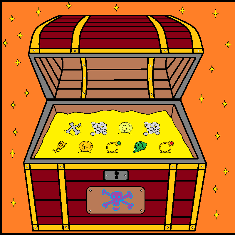 Treasure loot box #37 static token preview