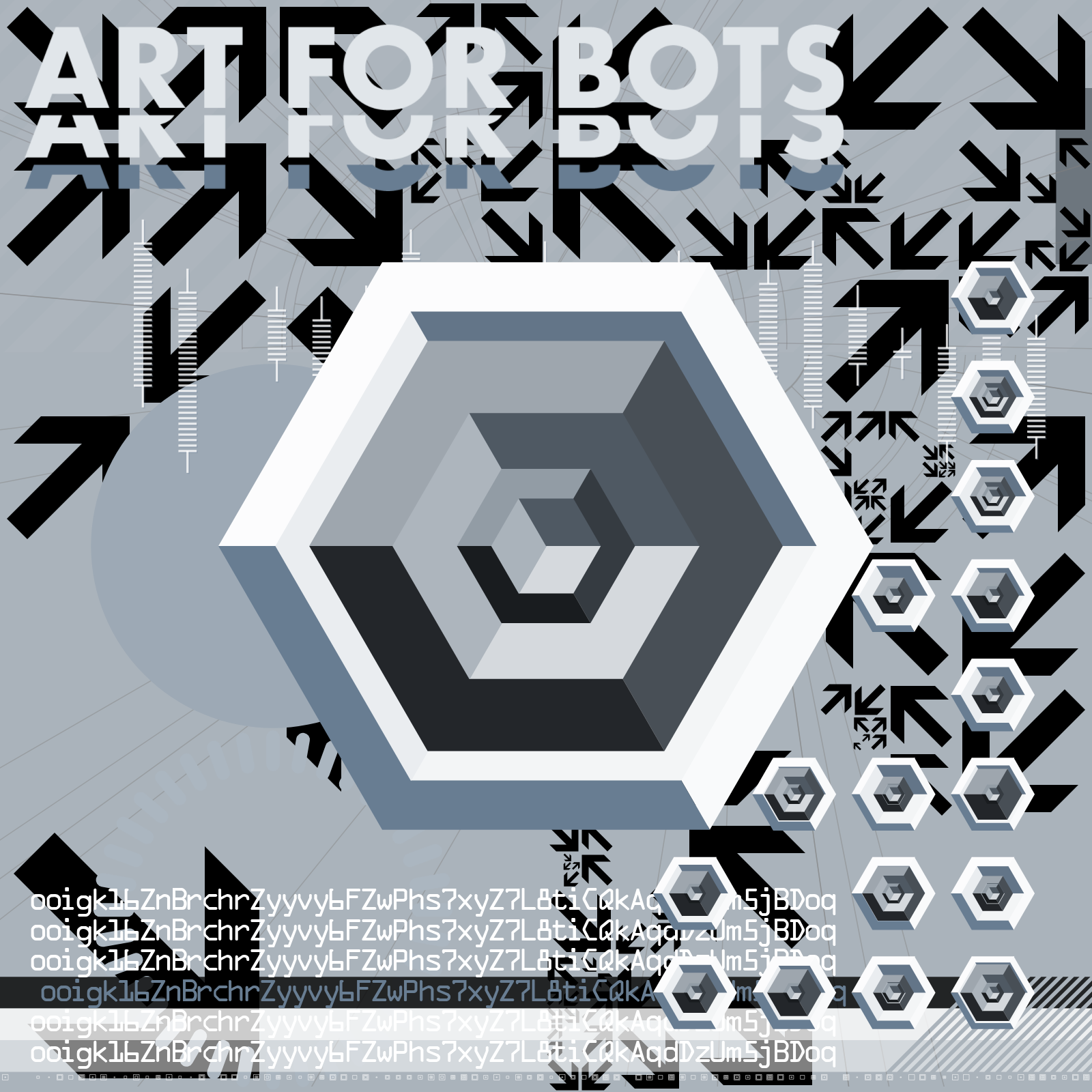 Hexagones - Art for Bots for Humans #48 static NFT preview