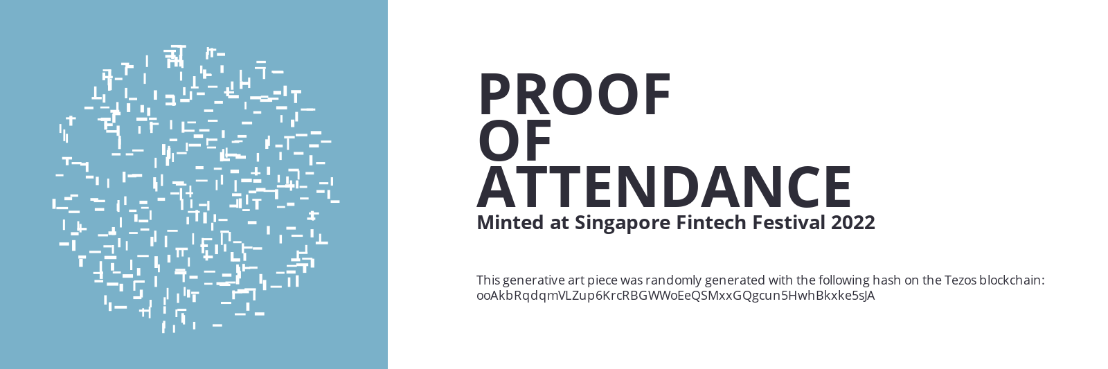SFF2022 Proof of Attendance Token #318 static token preview
