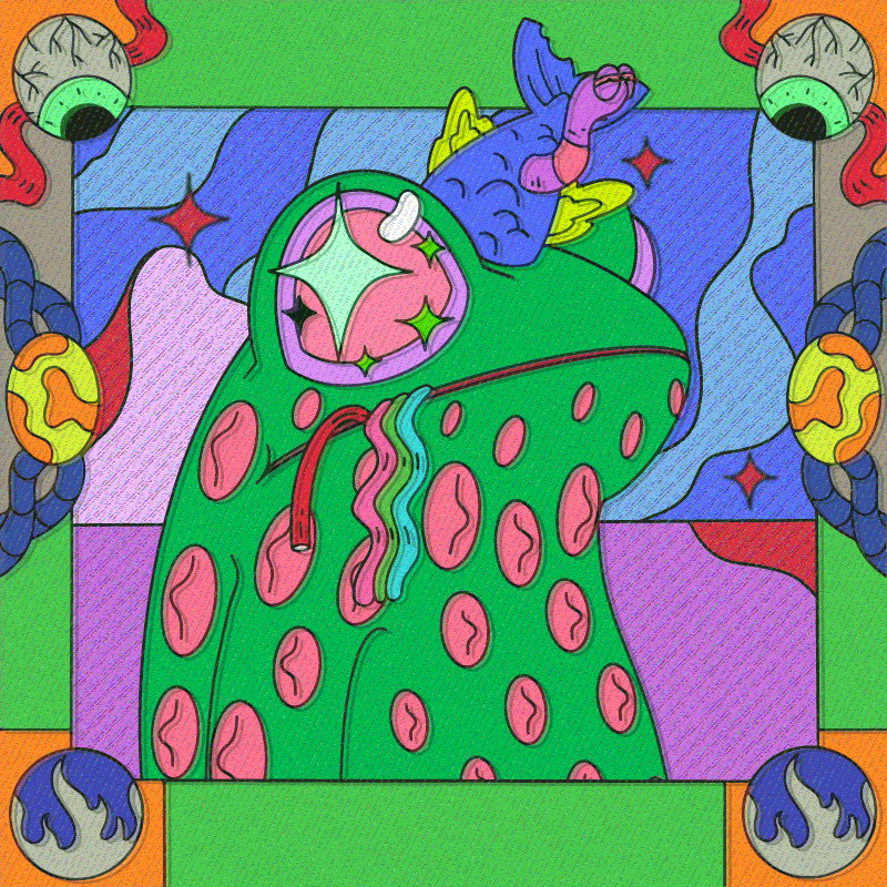 Blue Toad #111 static NFT preview