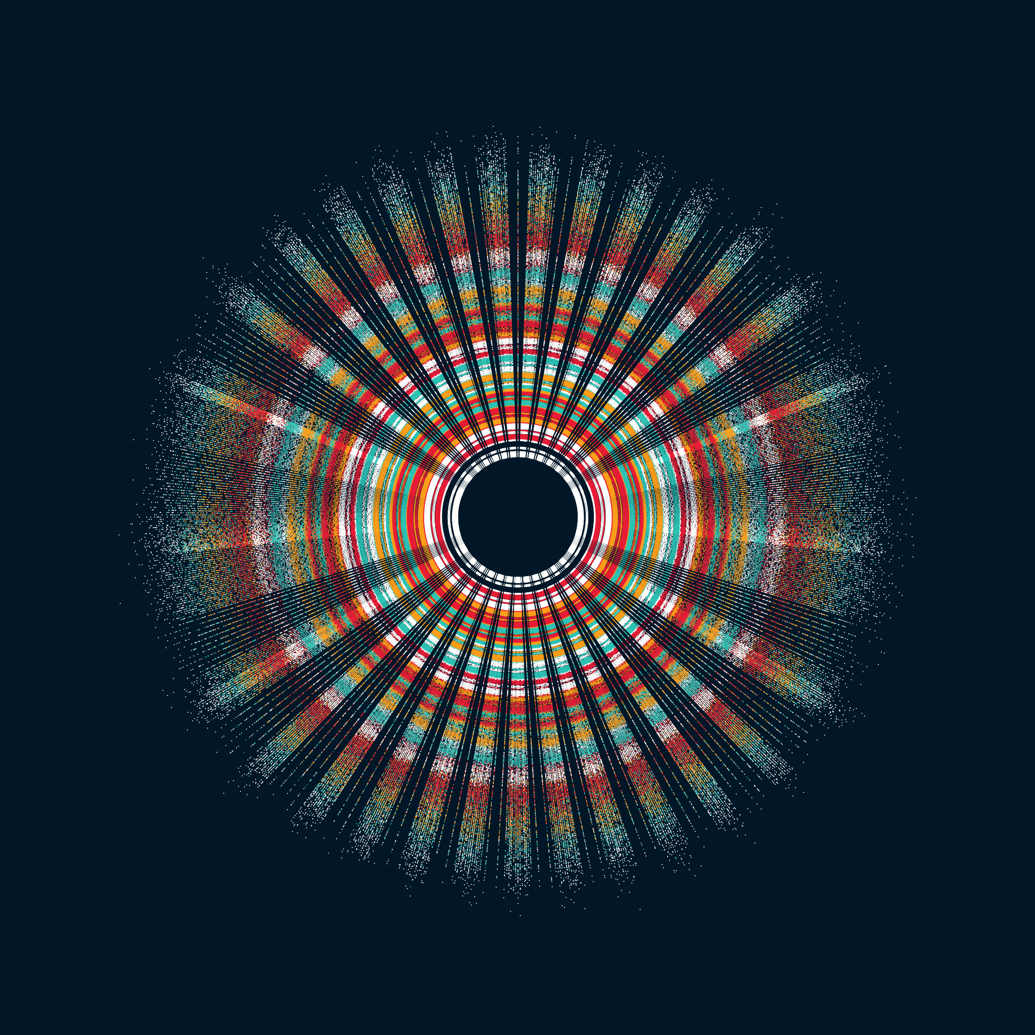 CIRCULAR MURMURATIONS #70 static NFT preview
