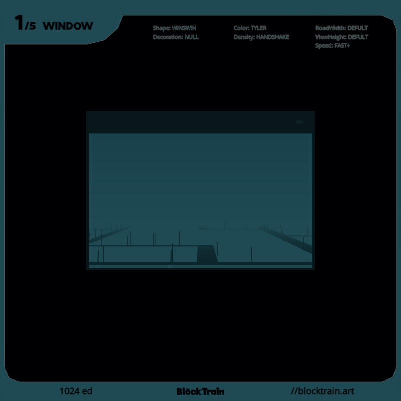 BlockTrain Window #210 static token preview