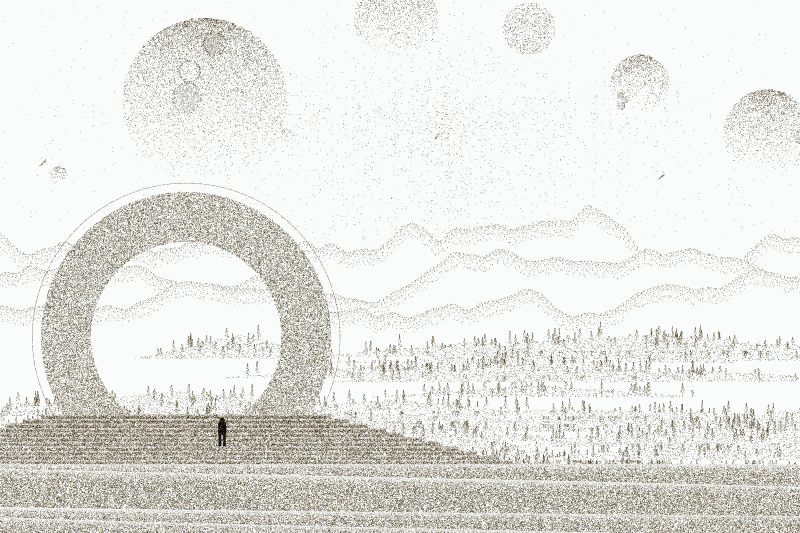Gate to nowhere #43 static NFT preview