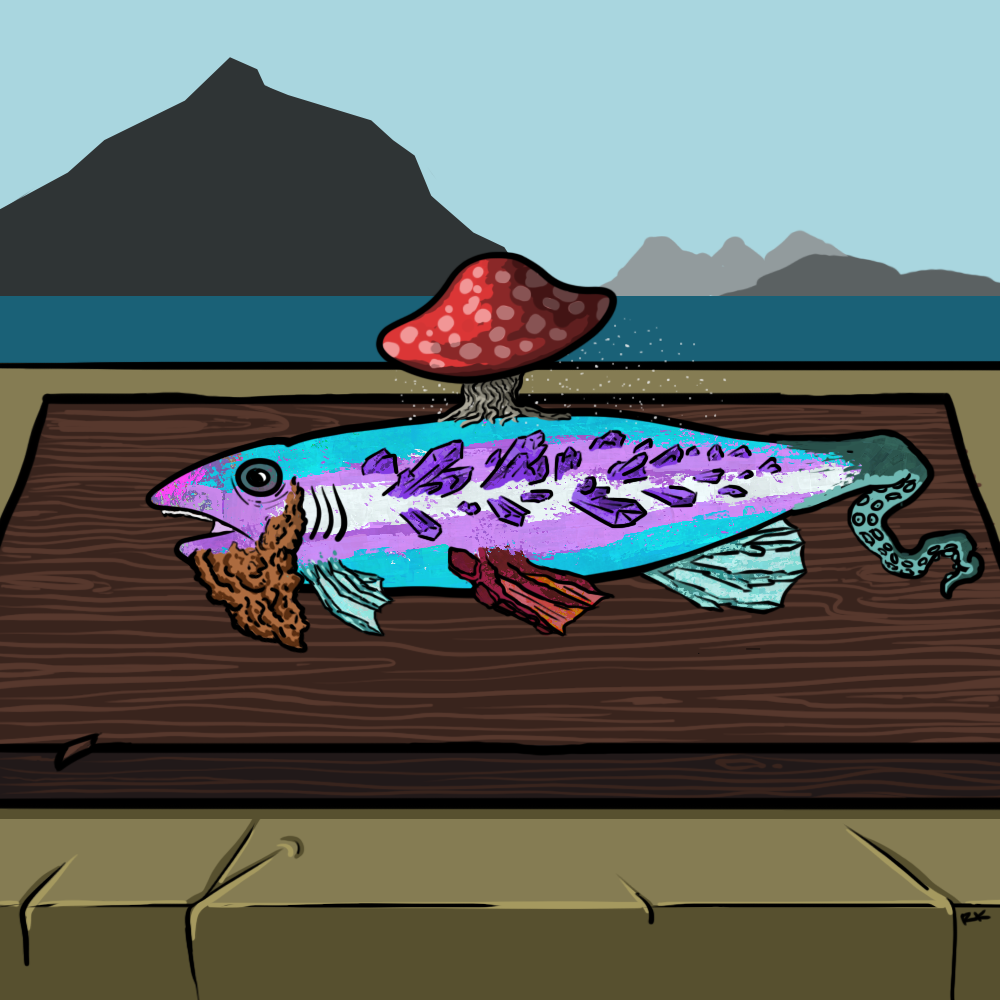 Monstrous Catch #133 static token preview