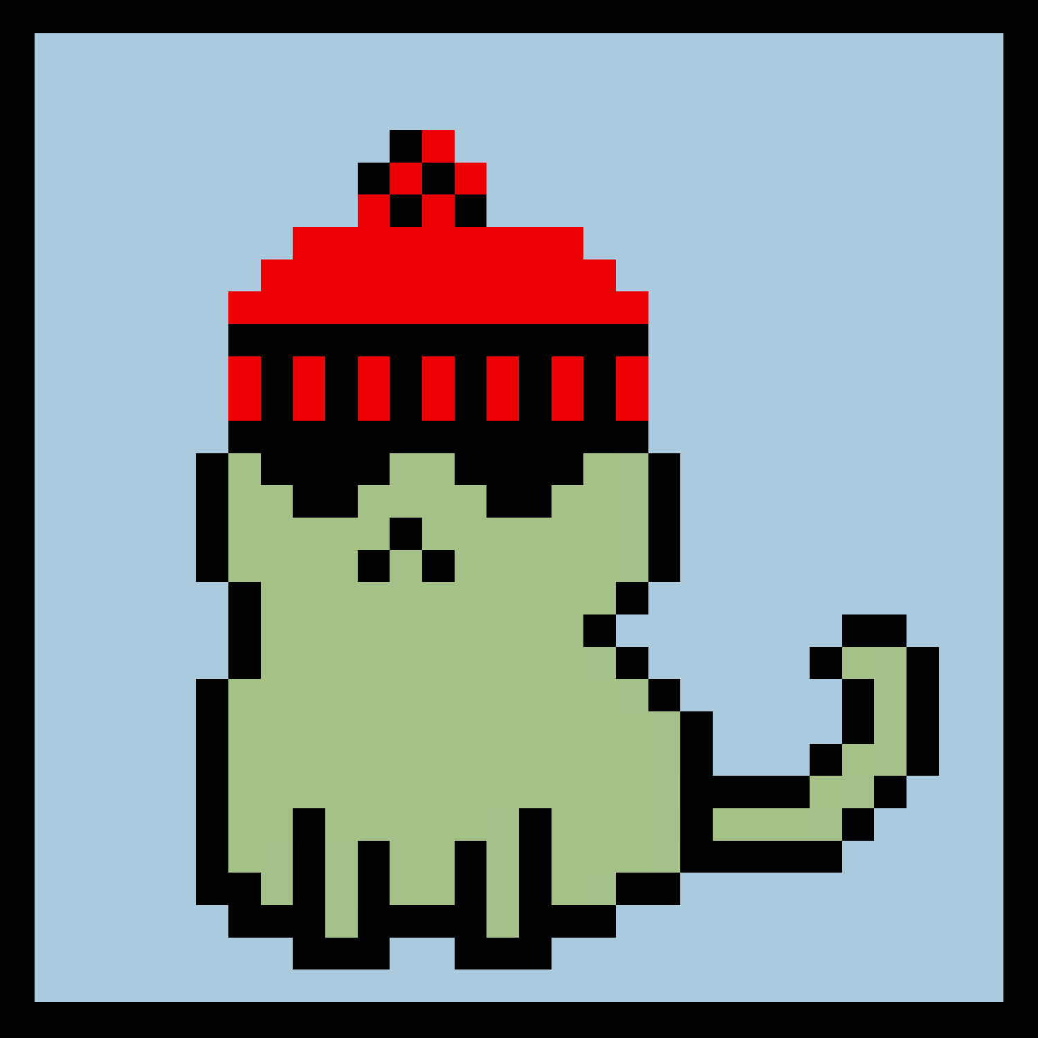 Lazy Kitties #2174 static token preview