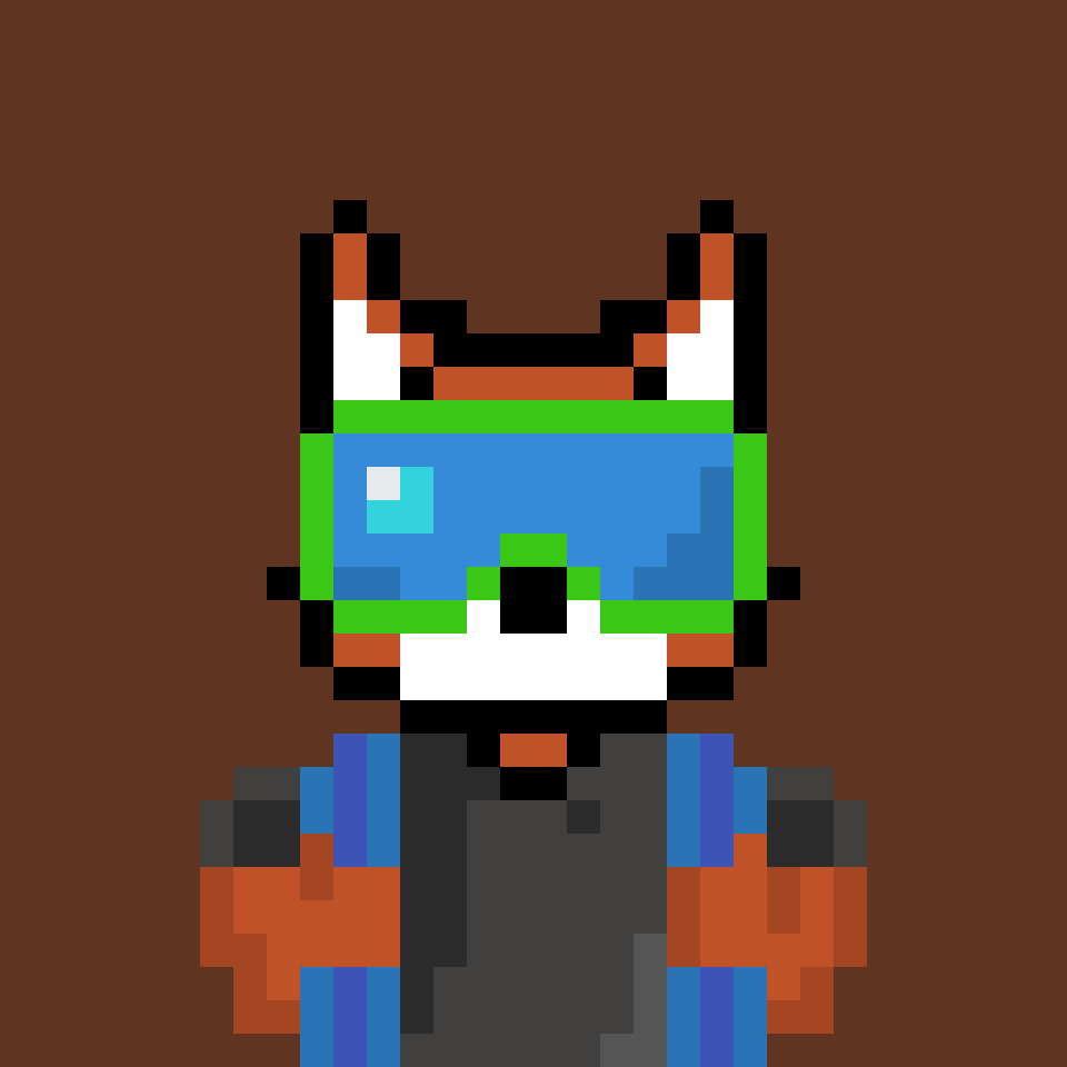 Pixel Foxes #5 static token preview