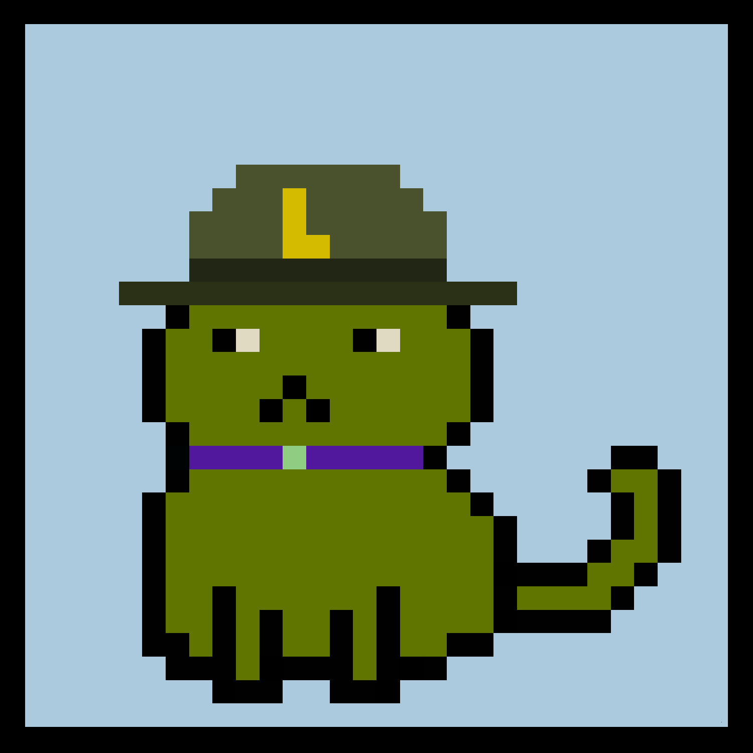 Lazy Kitties #1935 static token preview