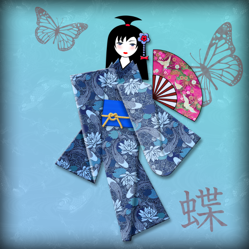 Origami Girls #112 static token preview