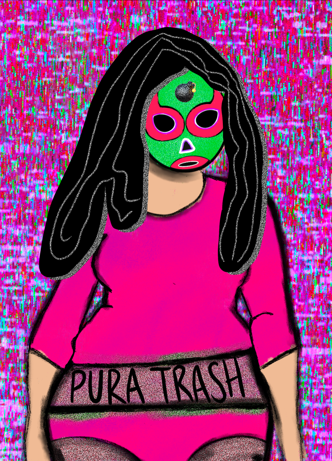 NFT luchadora #13 static token preview