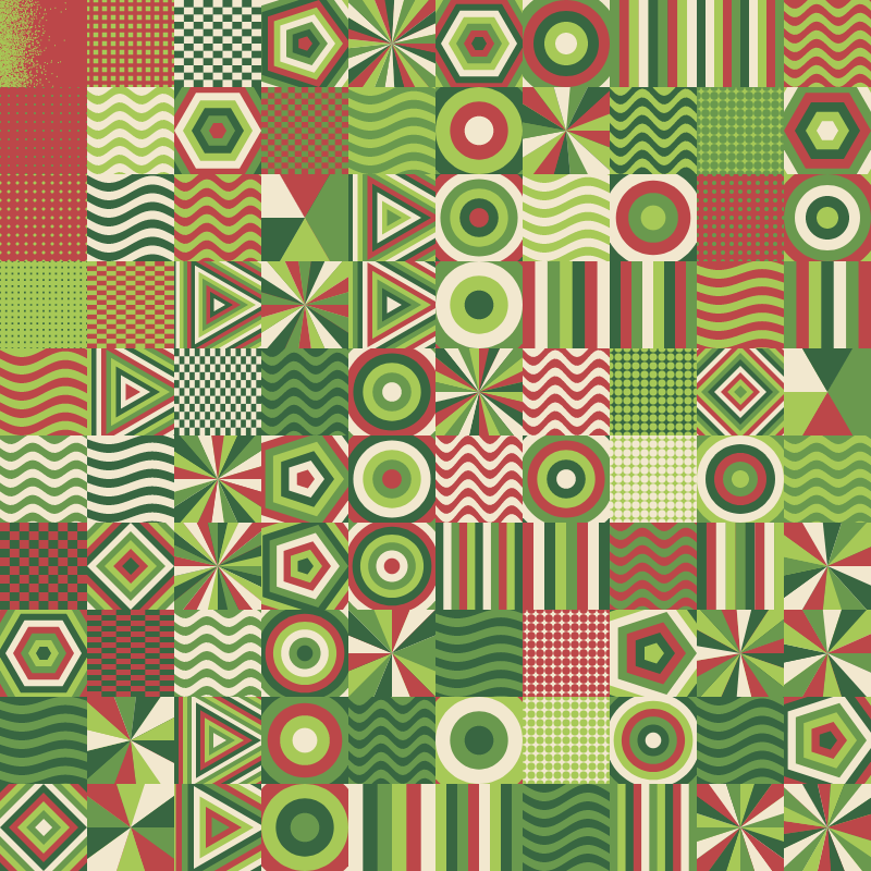 Pattern Paradise #12 static NFT preview