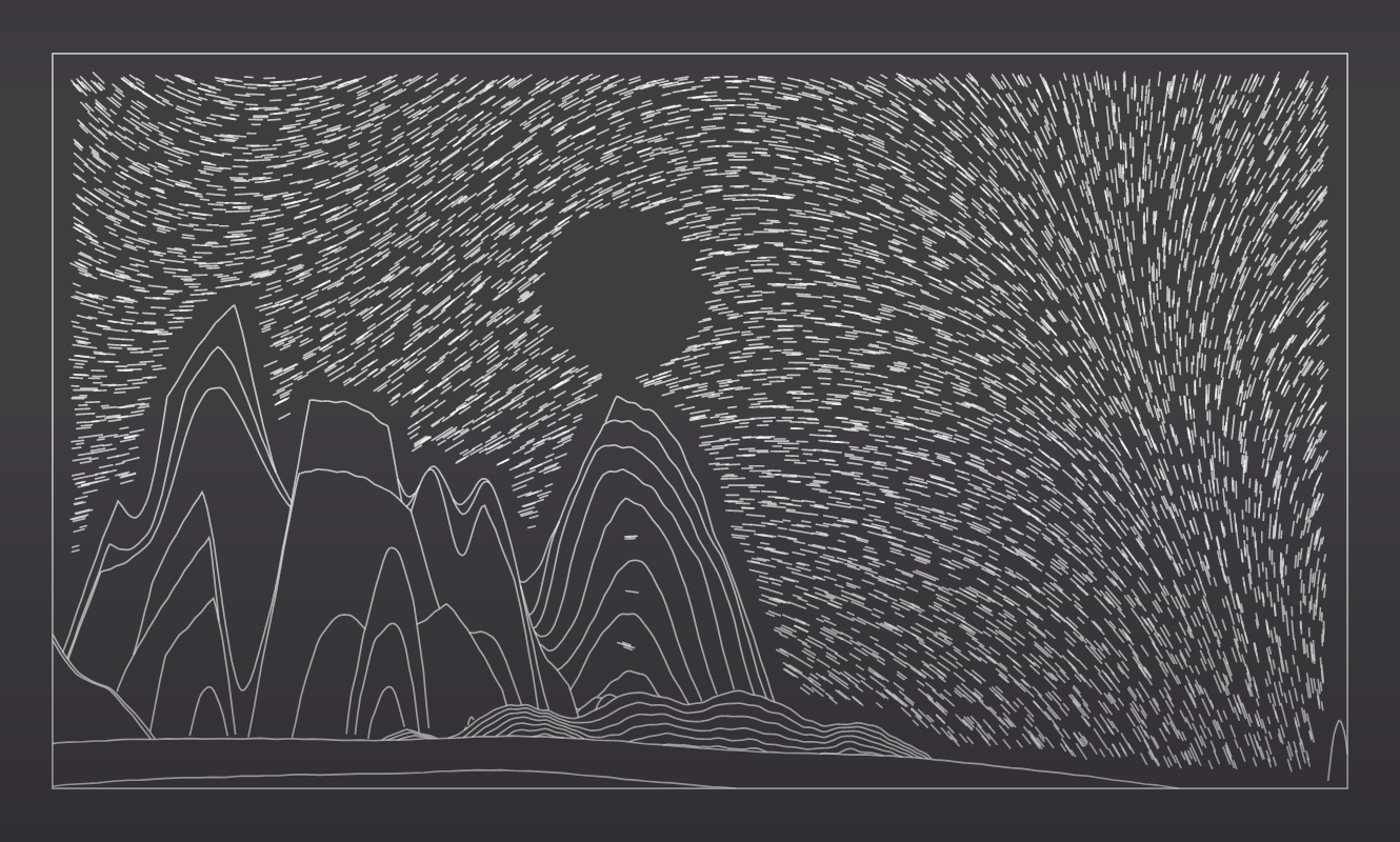 Metal Mountains #68 static NFT preview