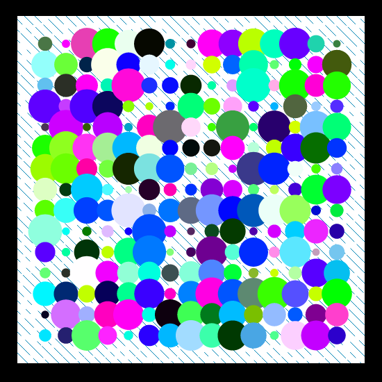 Dots in the Rain #112 static NFT preview
