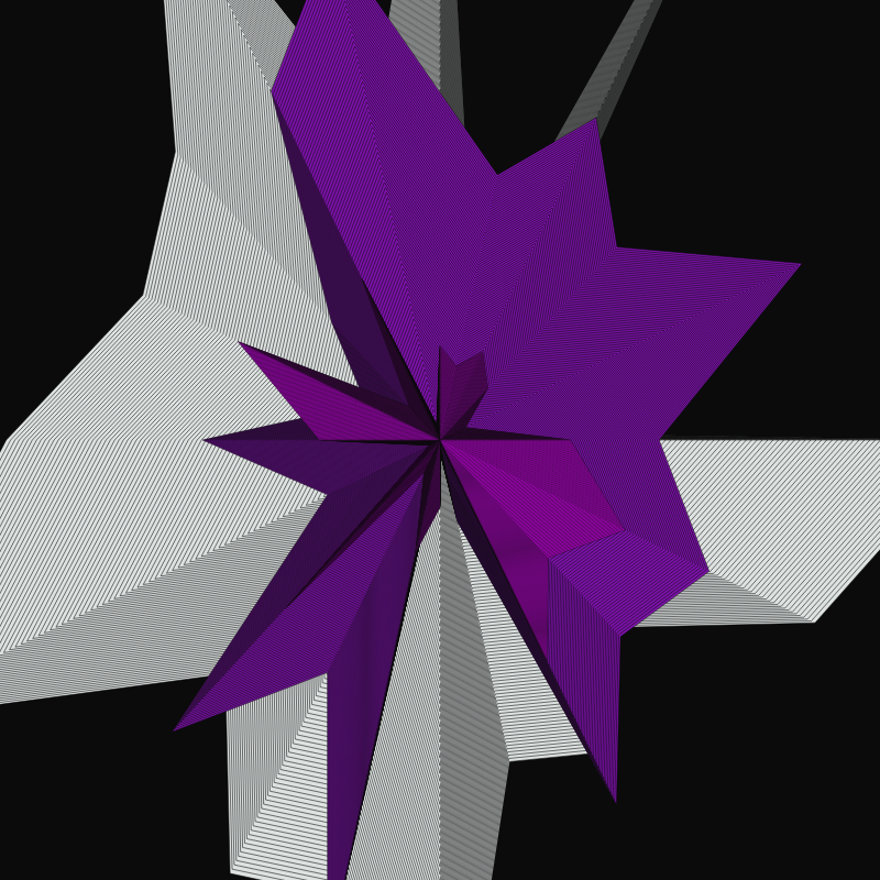 Jagged Star #45 static NFT preview