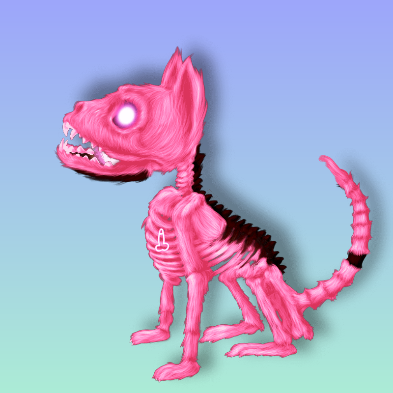 SkeleCats #27 static token preview