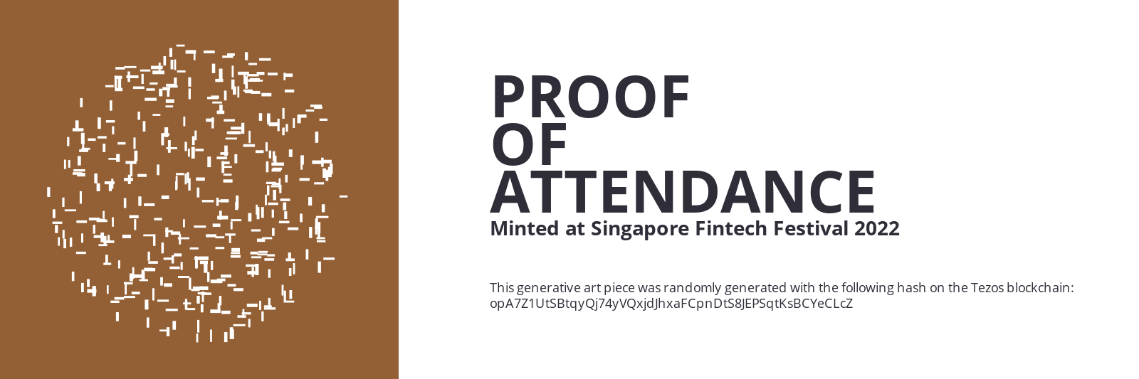 SFF2022 Proof of Attendance Token #1000 static token preview