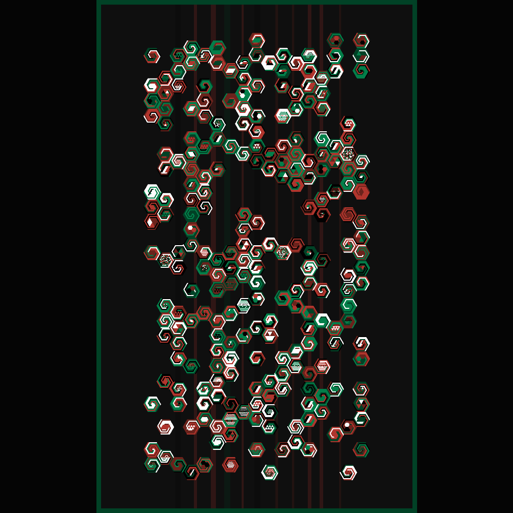 Hexatronic #124 static NFT preview