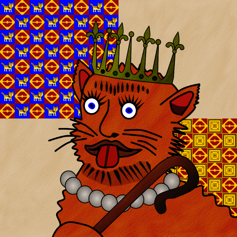 Famous Medieval Cat #22 static token preview