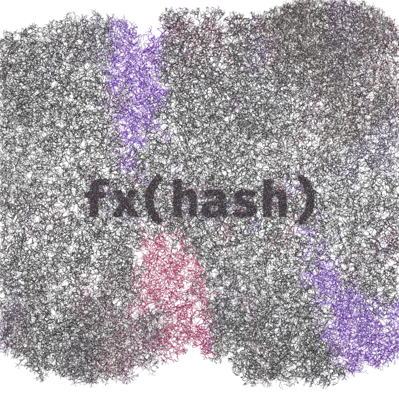 FXHASH Generative Logo #45 static token preview