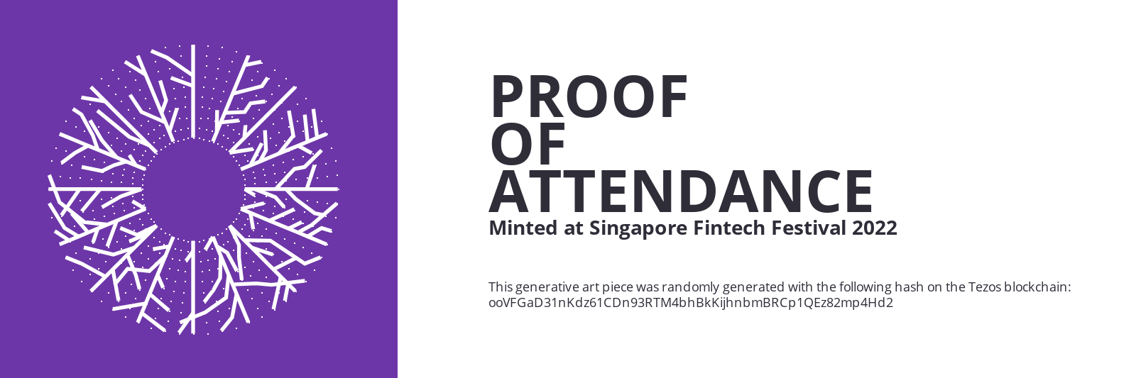 SFF2022 Proof of Attendance Token #1693 static token preview