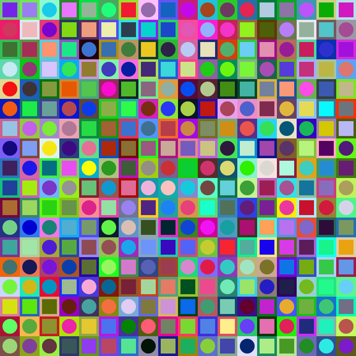 Square Dot Composition #54 static token preview