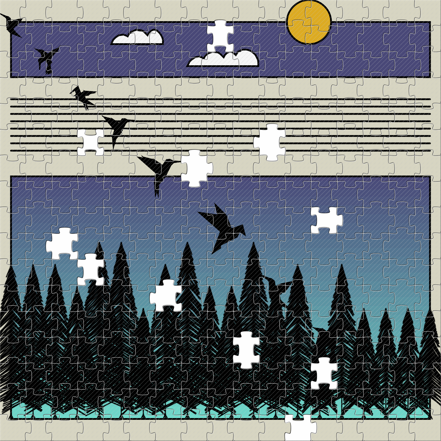 Puzzles & Birds #24 static token preview