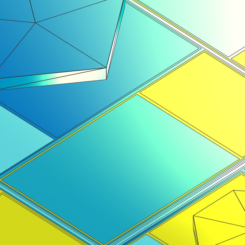Geometric city #143 static NFT preview